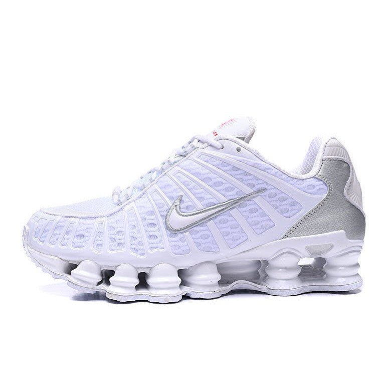 NIKE SHOX TL x WHITE METALLIC SILVER - Sin Sity Reps