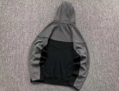 NIKE TECH FLEECE HOODIE BLACK/DARK SMOKE GREY/LIGHT CRIMSON - Sin Sity Reps