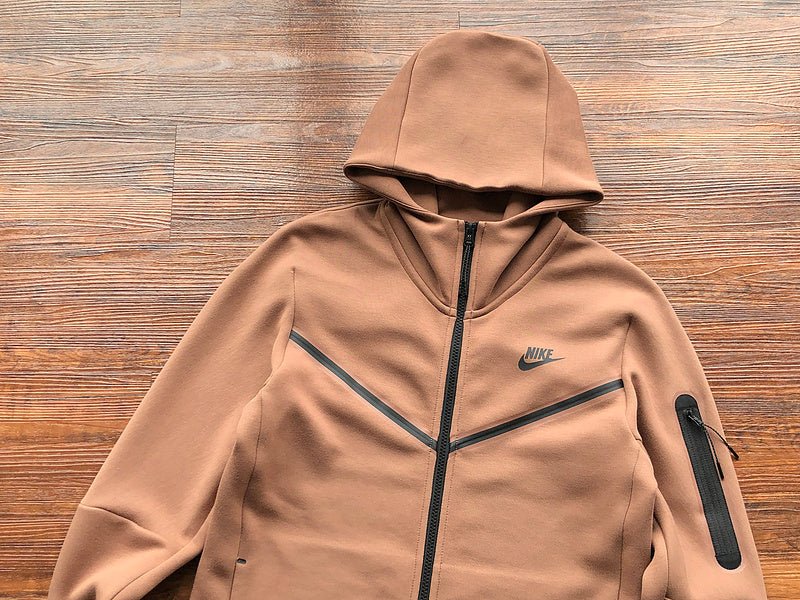 NIKE TECH FLEECE HOODIE x ARCHEO BROWN - Sin Sity Reps