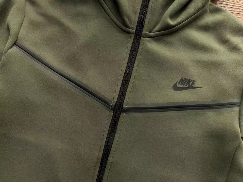 NIKE TECH FLEECE HOODIE x ARMY GREEN - Sin Sity Reps