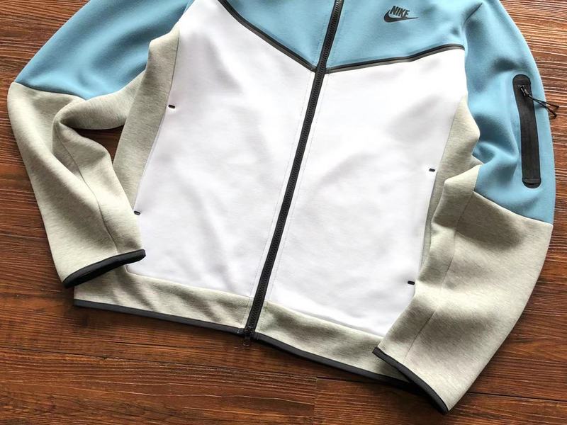 NIKE TECH FLEECE HOODIE x BABY BLUE/GREY/WHITE - Sin Sity Reps