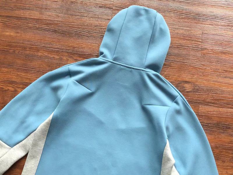 NIKE TECH FLEECE HOODIE x BABY BLUE/GREY/WHITE - Sin Sity Reps