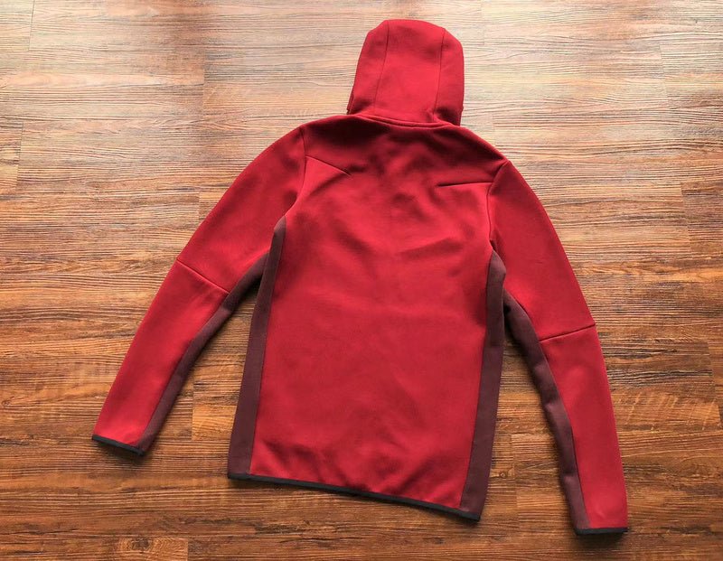 NIKE TECH FLEECE HOODIE x BERRY/POMEGRANATE - Sin Sity Reps