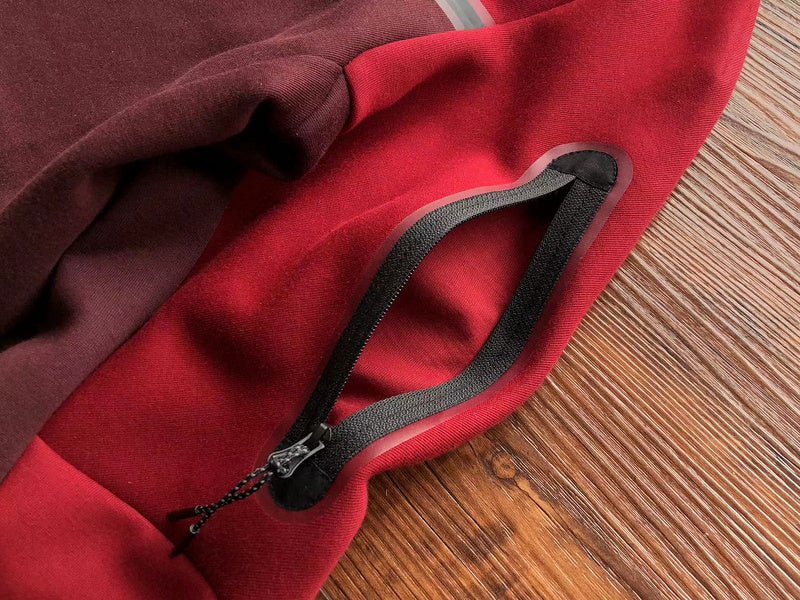 NIKE TECH FLEECE HOODIE x BERRY/POMEGRANATE - Sin Sity Reps