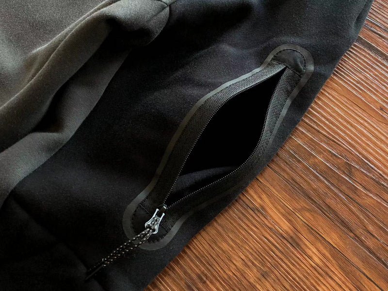 NIKE TECH FLEECE HOODIE x BLACK/DARK SMOKE GREY - Sin Sity Reps