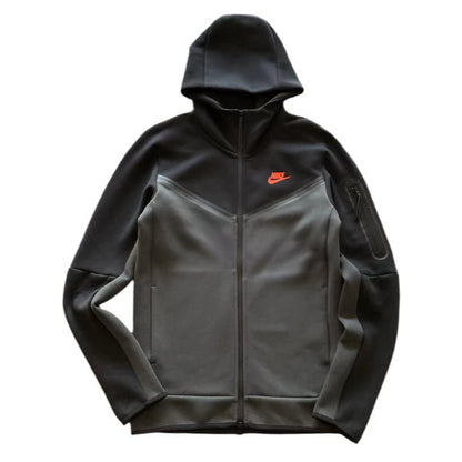 NIKE TECH FLEECE HOODIE x BLACK/DARK SMOKE GREY - Sin Sity Reps