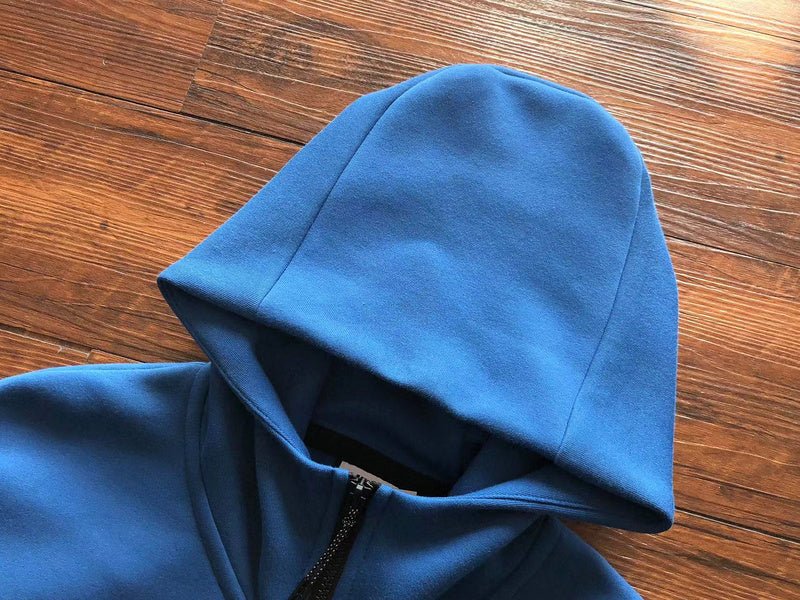 NIKE TECH FLEECE HOODIE x BLUE WHITE - Sin Sity Reps