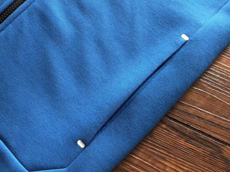 NIKE TECH FLEECE HOODIE x BLUE WHITE - Sin Sity Reps