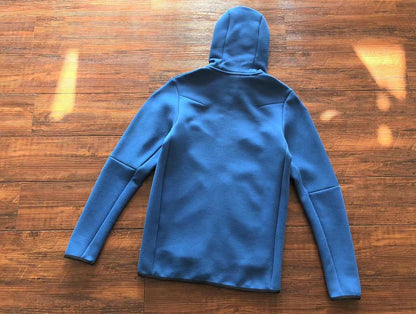 NIKE TECH FLEECE HOODIE x BLUE WHITE - Sin Sity Reps