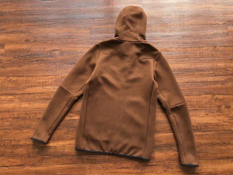 NIKE TECH FLEECE HOODIE x BROWN - Sin Sity Reps