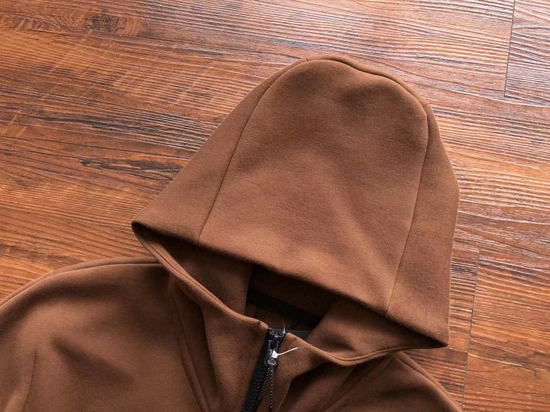 NIKE TECH FLEECE HOODIE x BROWN - Sin Sity Reps