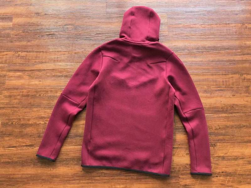 NIKE TECH FLEECE HOODIE x BURGUNDY - Sin Sity Reps