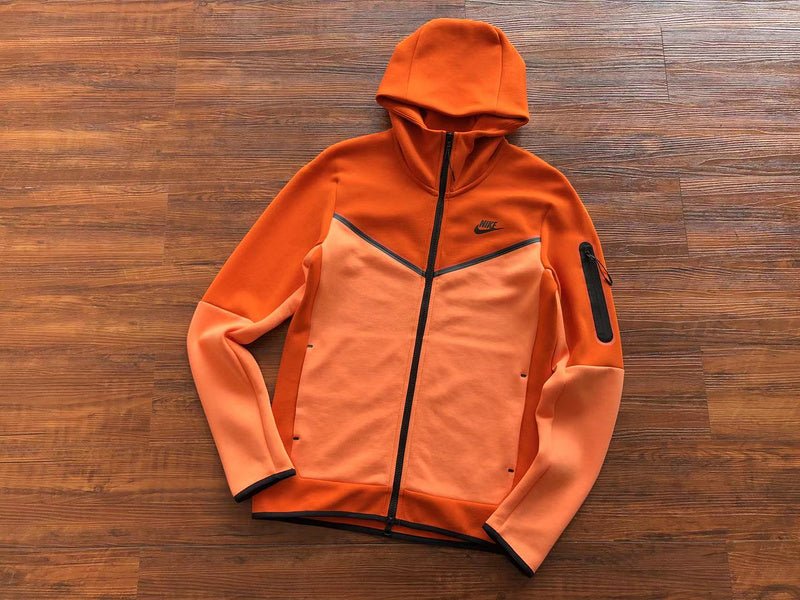 NIKE TECH FLEECE HOODIE x CAMPFIRE ORANGE - Sin Sity Reps