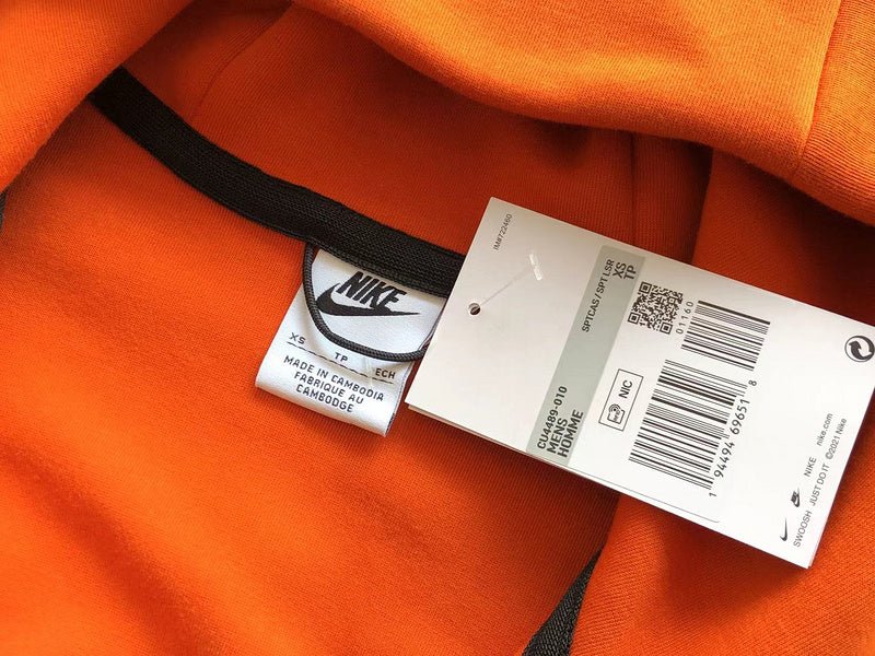 NIKE TECH FLEECE HOODIE x CAMPFIRE ORANGE - Sin Sity Reps