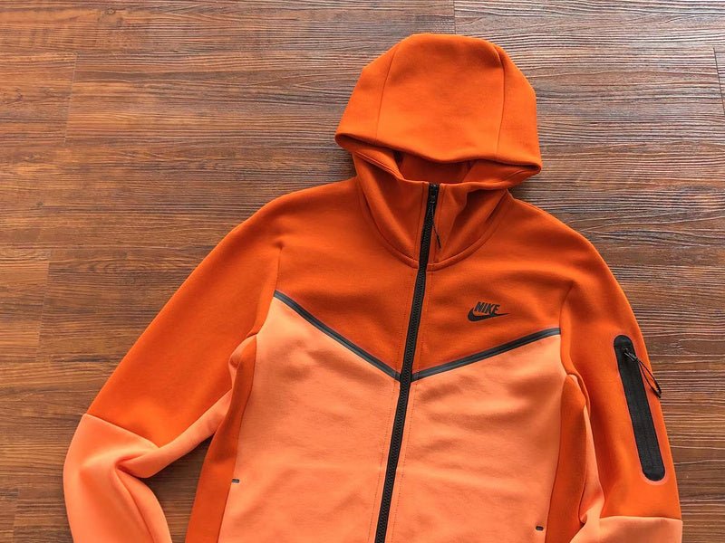 NIKE TECH FLEECE HOODIE x CAMPFIRE ORANGE - Sin Sity Reps