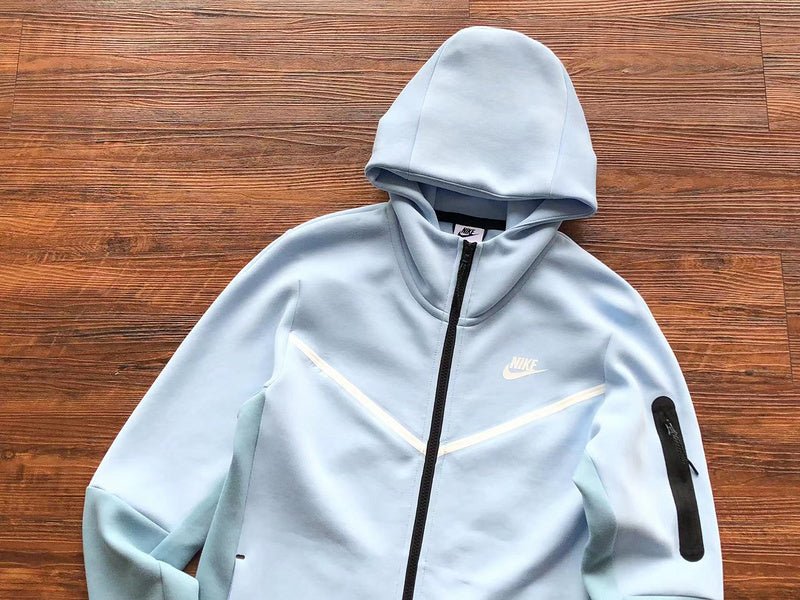 NIKE TECH FLEECE HOODIE x CELESTINE BLUE - Sin Sity Reps