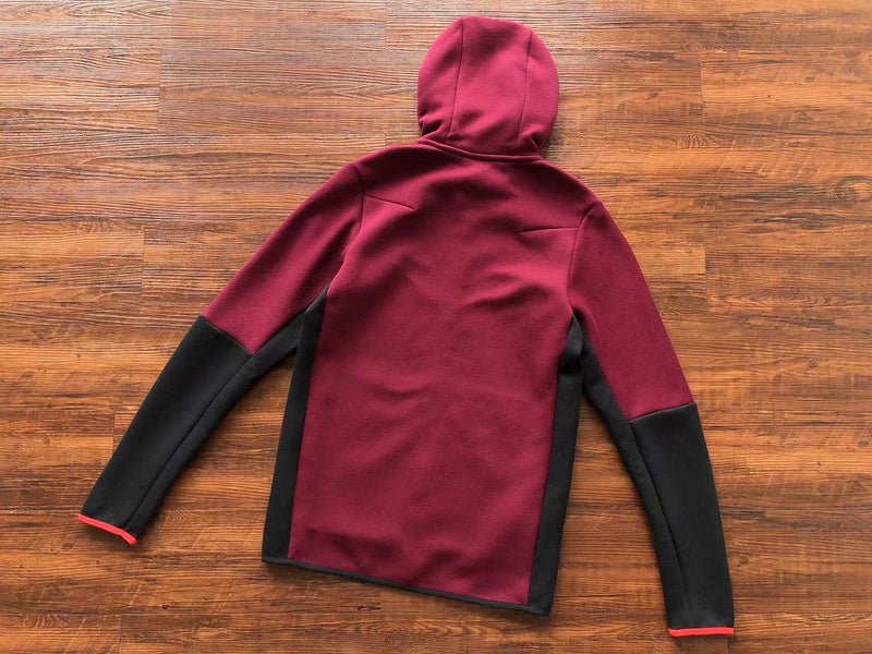 NIKE TECH FLEECE HOODIE x DARK BEETROOT/PHANTOM - Sin Sity Reps