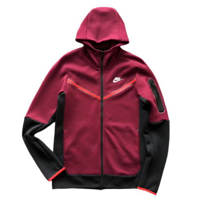 NIKE TECH FLEECE HOODIE x DARK BEETROOT/PHANTOM - Sin Sity Reps