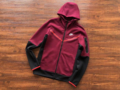 NIKE TECH FLEECE HOODIE x DARK BEETROOT/PHANTOM - Sin Sity Reps