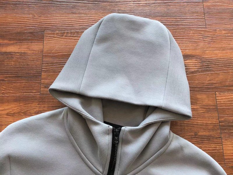 NIKE TECH FLEECE HOODIE x GREY/WHITE - Sin Sity Reps