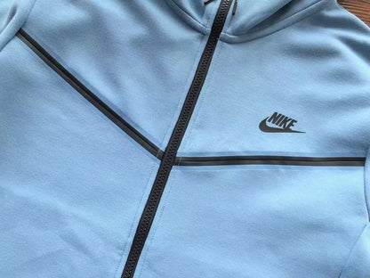 NIKE TECH FLEECE HOODIE x LIGHT BLUE - Sin Sity Reps