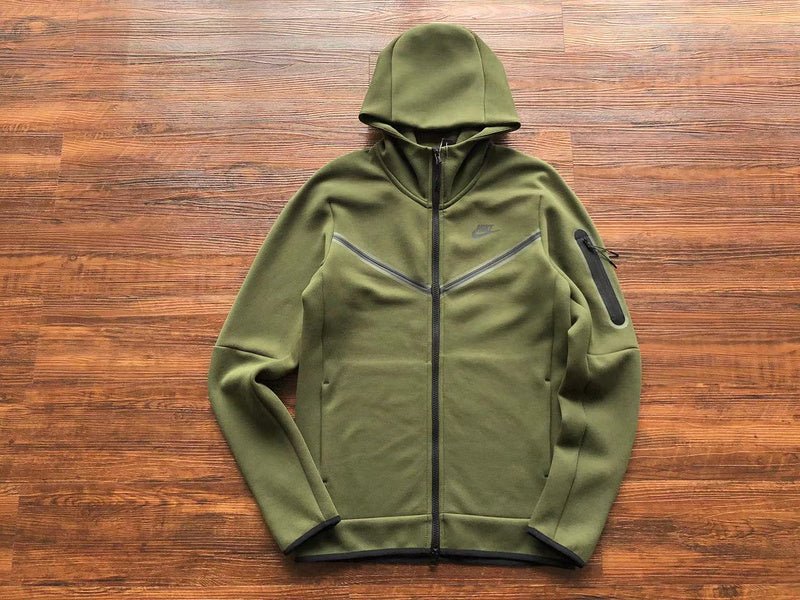 NIKE TECH FLEECE HOODIE x OLIVE GREEN - Sin Sity Reps