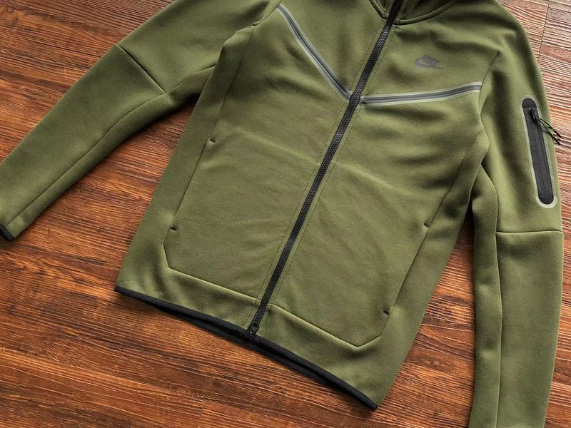 NIKE TECH FLEECE HOODIE x OLIVE GREEN - Sin Sity Reps