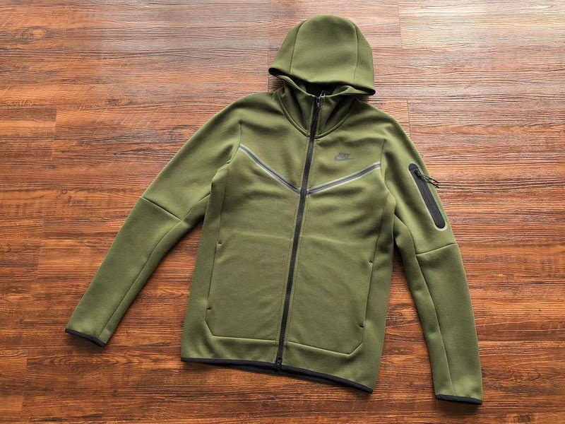 NIKE TECH FLEECE HOODIE x OLIVE GREEN - Sin Sity Reps