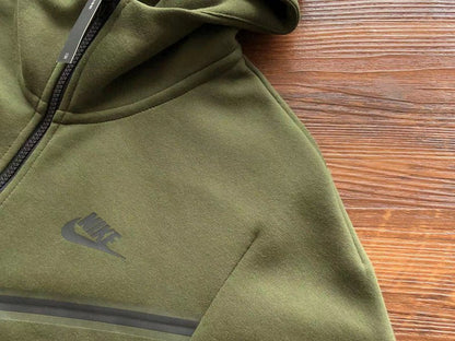 NIKE TECH FLEECE HOODIE x OLIVE GREEN - Sin Sity Reps