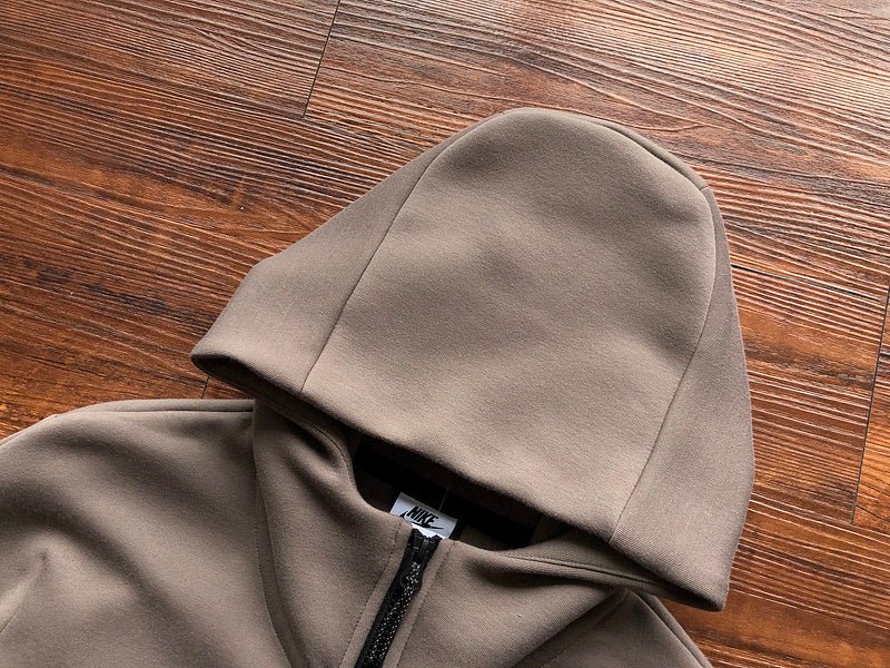 NIKE TECH FLEECE HOODIE x OLIVE GREY/ENIGMA STONE - Sin Sity Reps