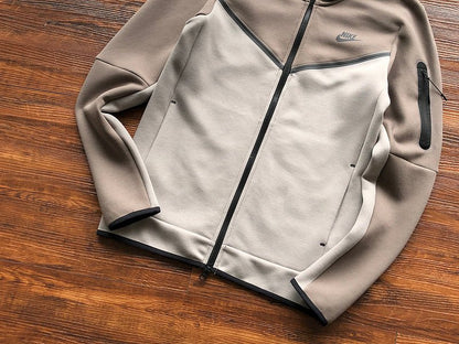 NIKE TECH FLEECE HOODIE x OLIVE GREY/ENIGMA STONE - Sin Sity Reps