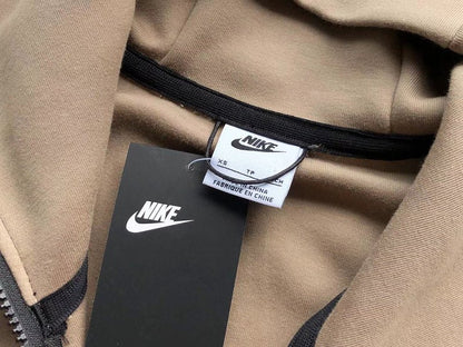 NIKE TECH FLEECE HOODIE x SANDALWOOD/LIGHT BONE WHITE - Sin Sity Reps