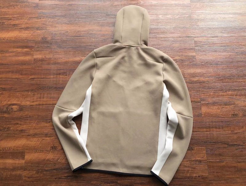 NIKE TECH FLEECE HOODIE x SANDALWOOD/LIGHT BONE WHITE - Sin Sity Reps