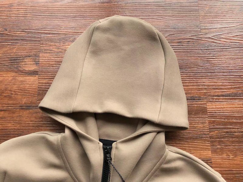 NIKE TECH FLEECE HOODIE x SANDALWOOD/LIGHT BONE WHITE - Sin Sity Reps