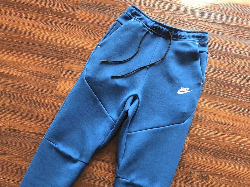 NIKE TECH FLEECE PANTS x BLUE WHITE - Sin Sity Reps