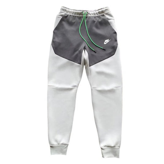 NIKE TECH FLEECE PANTS x GREY/BLACK/GREEN - Sin Sity Reps