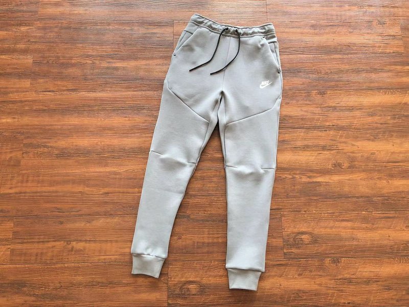 NIKE TECH FLEECE PANTS x GREY/WHITE - Sin Sity Reps