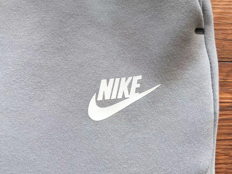 NIKE TECH FLEECE PANTS x GREY/WHITE - Sin Sity Reps