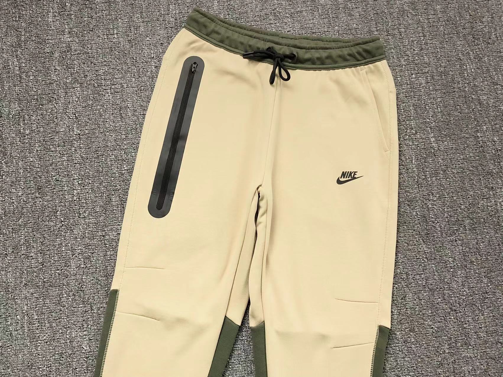 NIKE TECH FLEECE SWEATPANTS NEUTRAL OLIVE/MEDIUM OLIVE/BLACK - Sin Sity Reps