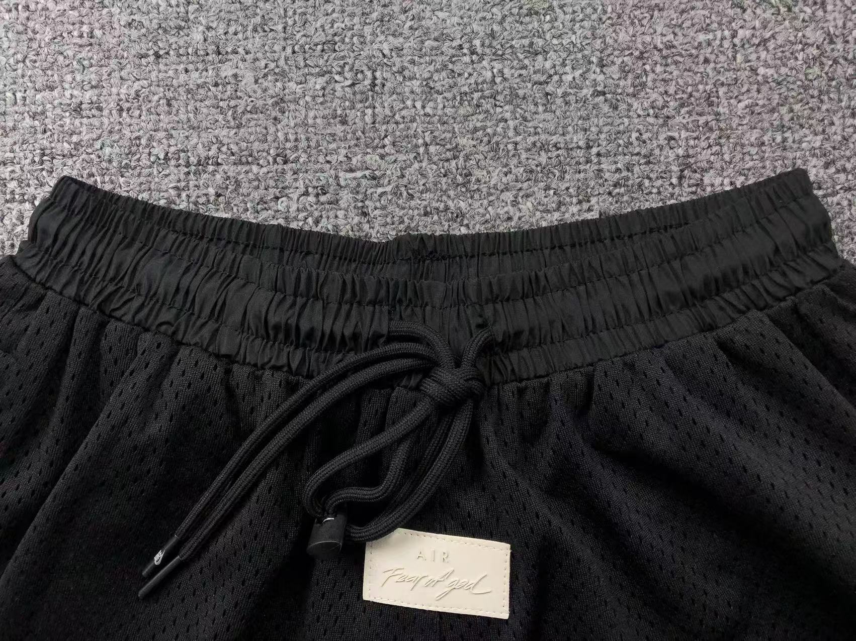 NIKE x FEAR OF GOD BASKETBALL SHORTS BLACK - Sin Sity Reps