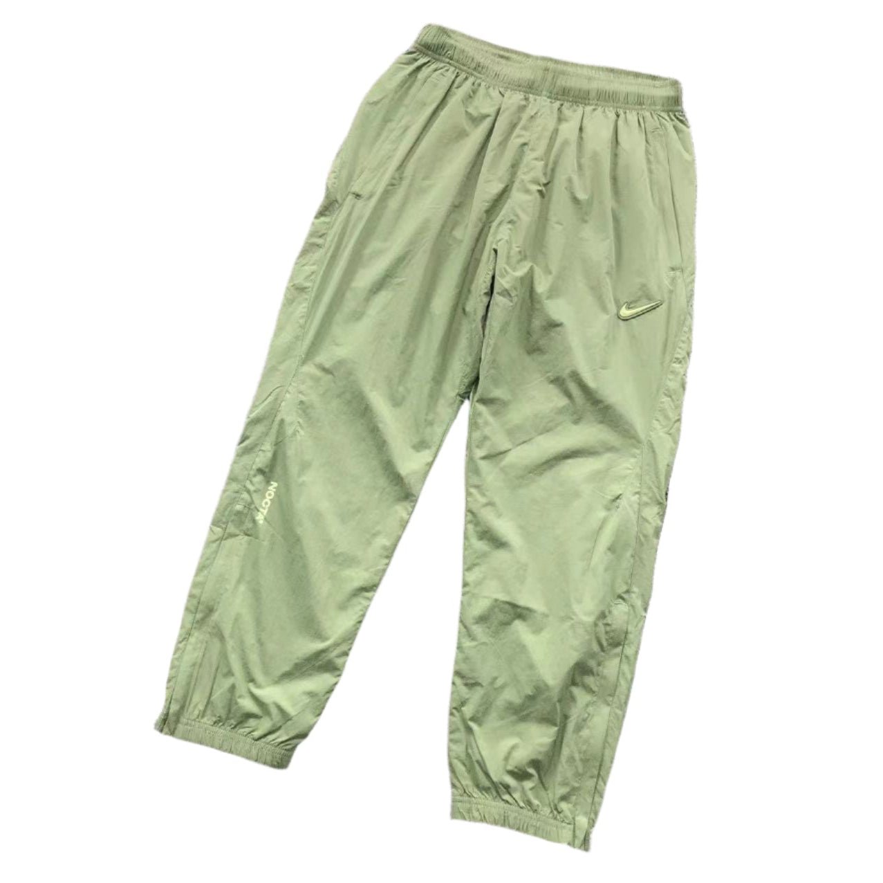 NIKE x NOCTA NORTHSTAR NYLON TRACK PANTS OIL GREEN/LIGHT LIQUID LIME - Sin Sity Reps