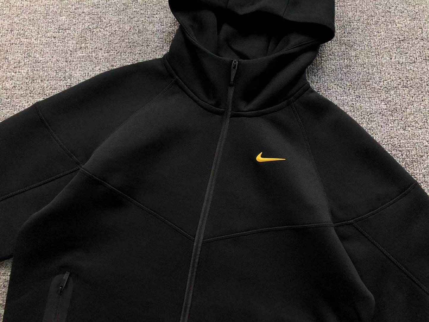 NIKE x NOCTA TECH FLEECE HOODIE BLACK GOLD - Sin Sity Reps