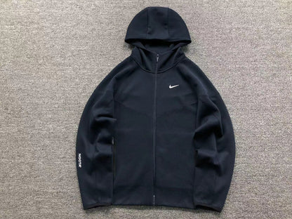 NIKE x NOCTA TECH FLEECE HOODIE BLACK SILVER - Sin Sity Reps