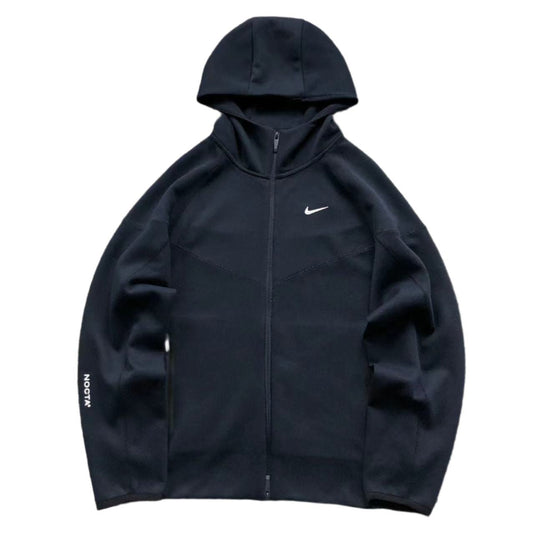 NIKE x NOCTA TECH FLEECE HOODIE BLACK SILVER - Sin Sity Reps