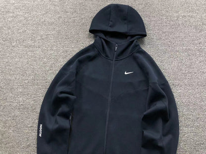 NIKE x NOCTA TECH FLEECE HOODIE BLACK SILVER - Sin Sity Reps