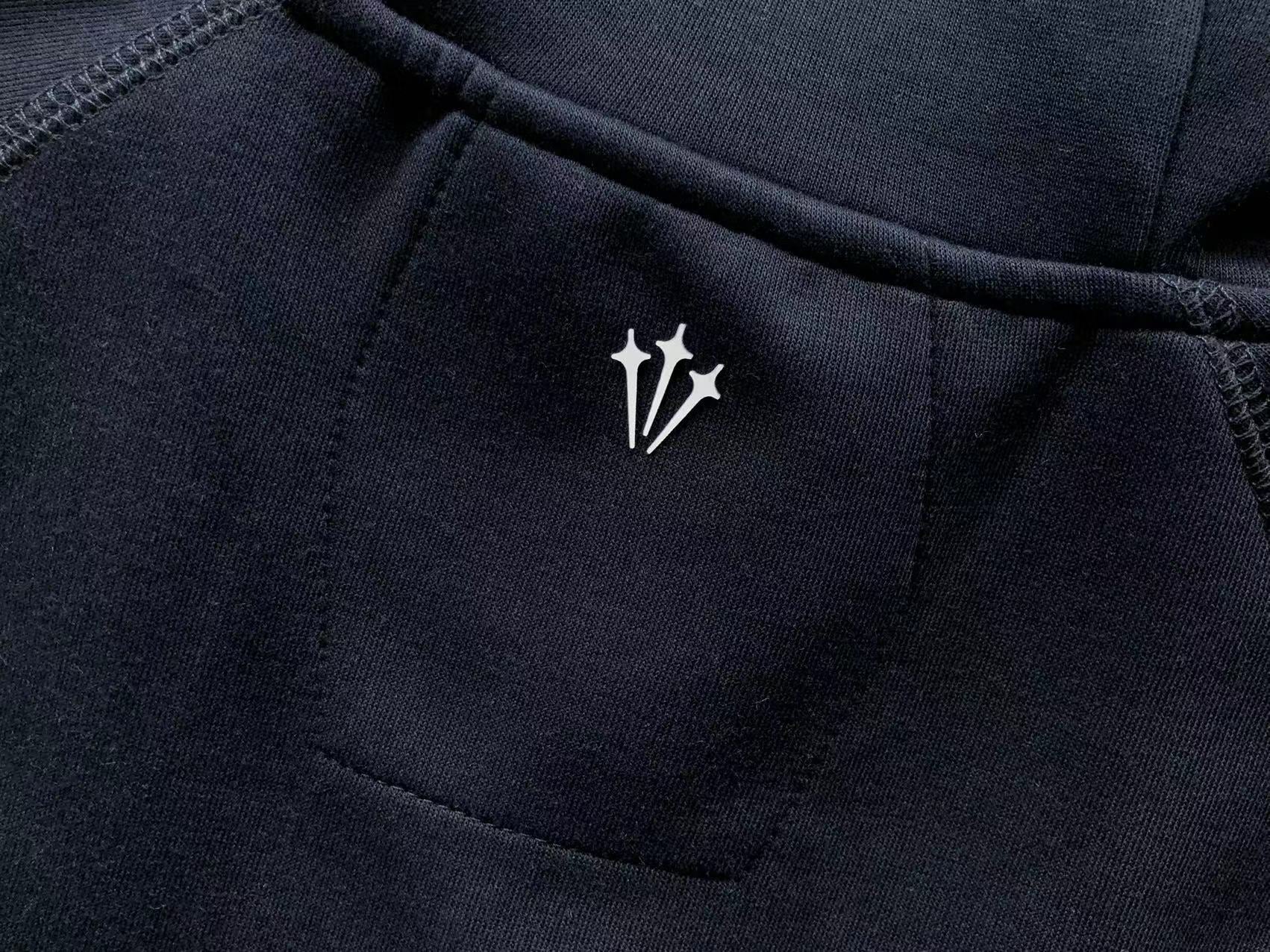 NIKE x NOCTA TECH FLEECE HOODIE BLACK SILVER - Sin Sity Reps