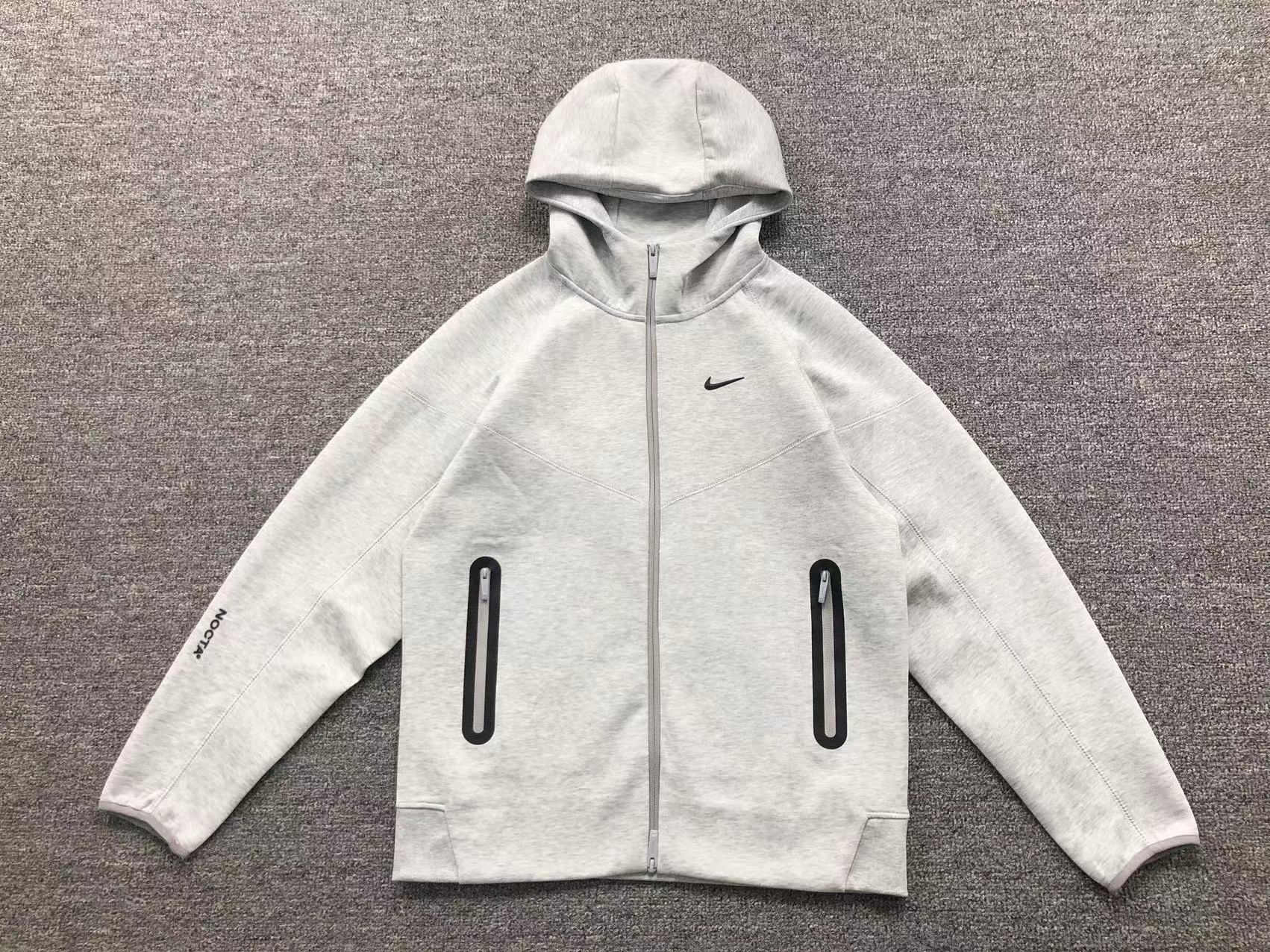 NIKE x NOCTA TECH FLEECE HOODIE GREY - Sin Sity Reps