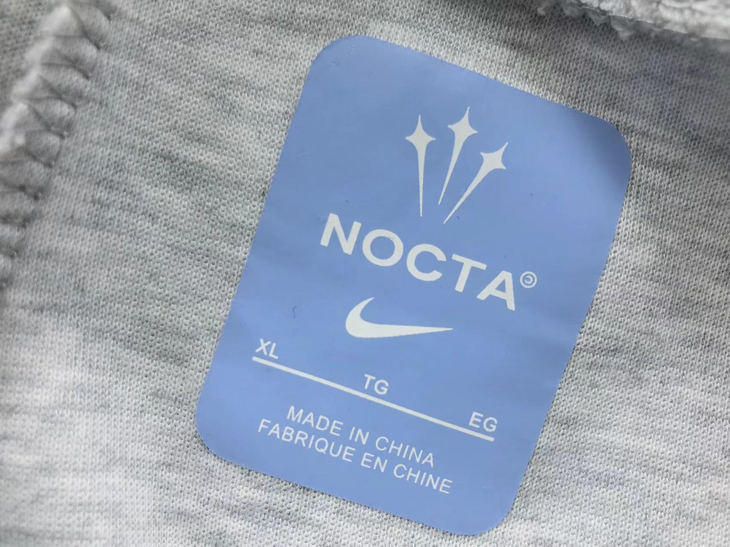 NIKE x NOCTA TECH FLEECE SWEATPANTS GREY - Sin Sity Reps