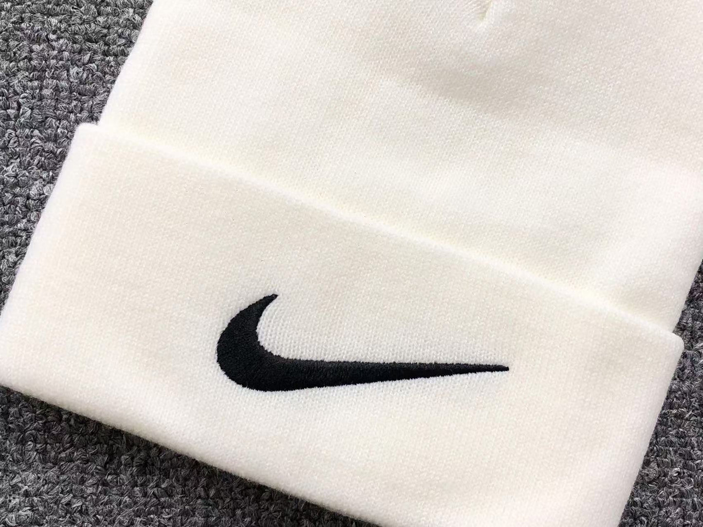 NIKE x STUSSY CUFF BEANIE WHITE - Sin Sity Reps