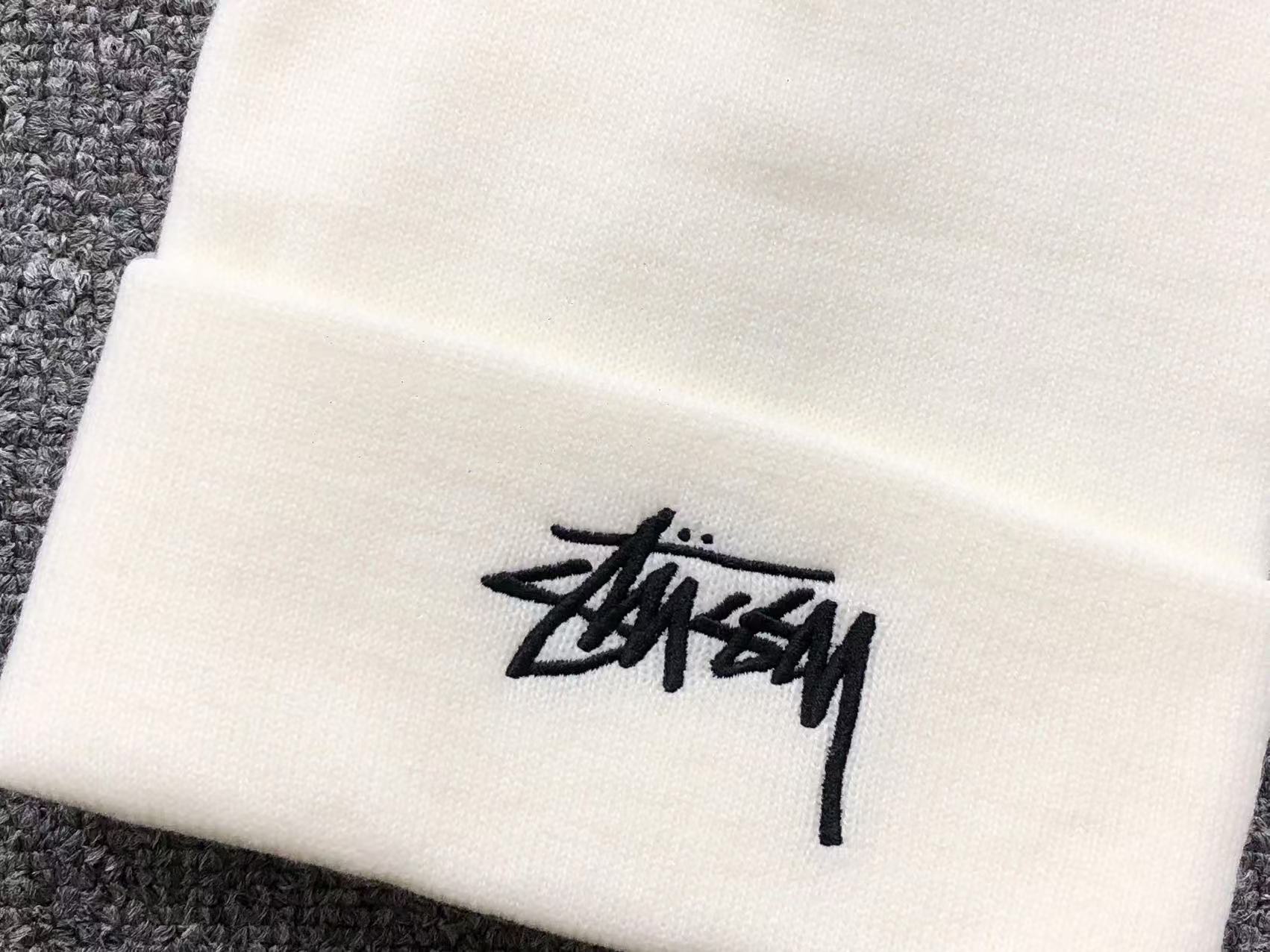 NIKE x STUSSY CUFF BEANIE WHITE - Sin Sity Reps